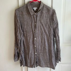 J.Jill 100% Linen Shirt